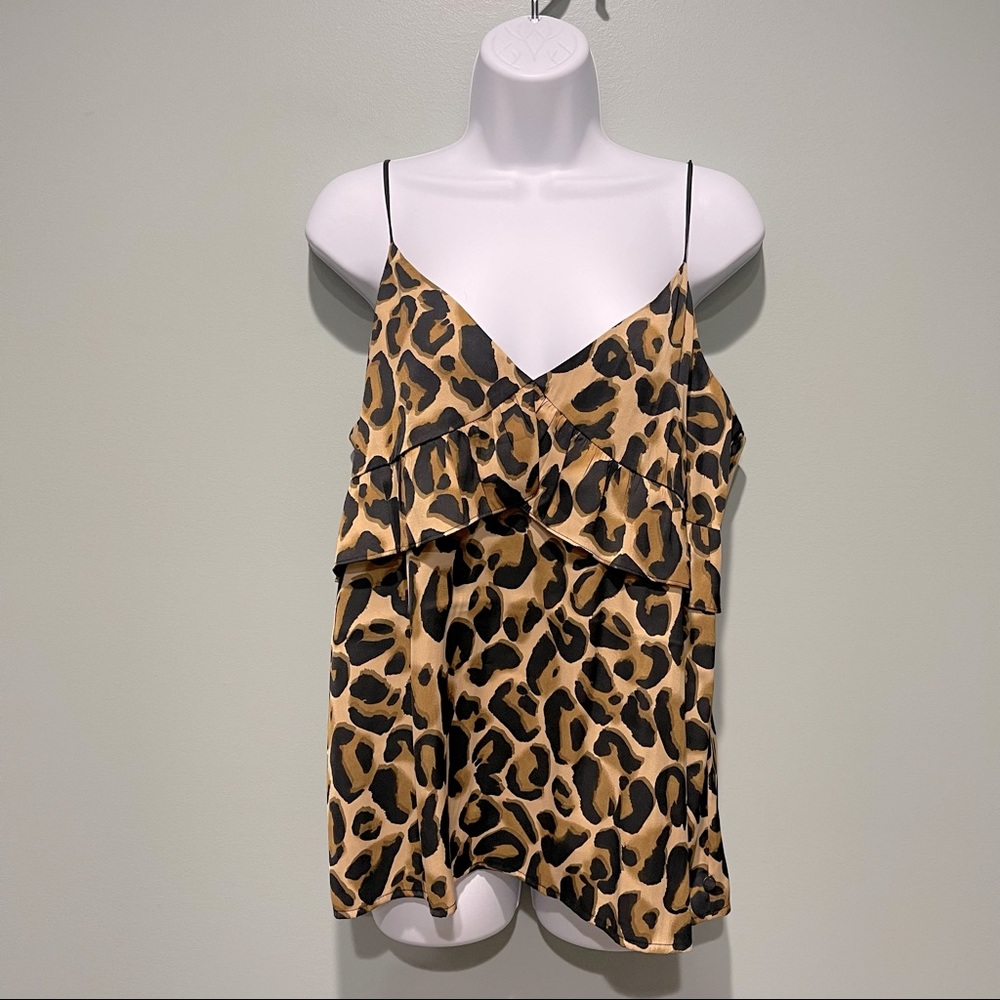 Animal Print Tank top Blouse L